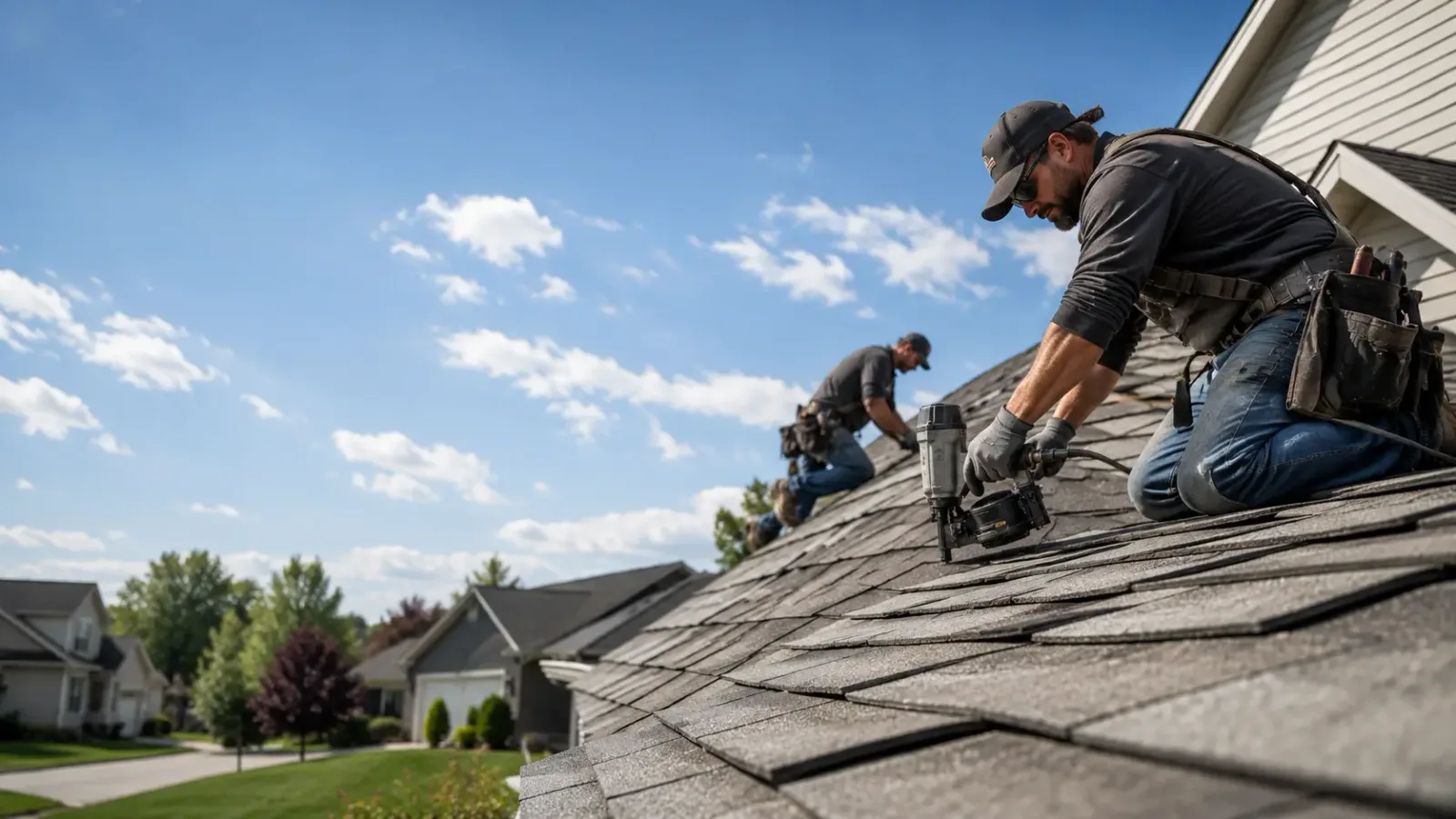Storm Damage Roof Repair in Thayer, IL near me